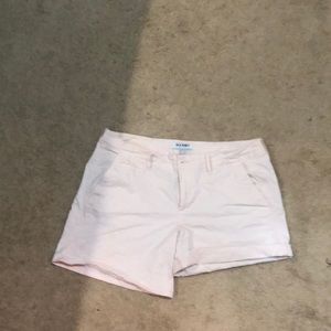 Light pink , midi shorts